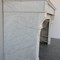 Fireplace of Carrara marble