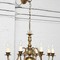 Antique Flemish brass chandelier