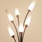 Six Light Tulip Stem Floor Lamp