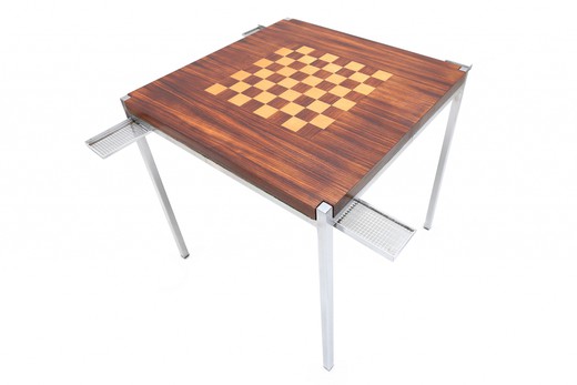 винтажный игровой стол из дерева, 20 век