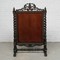 antique hunting style fireplace screen
