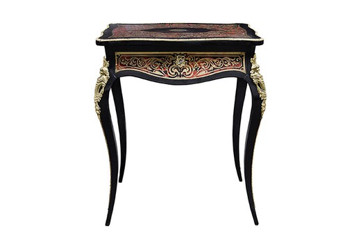 антикварный дамский столик для рукоделия в стиле буль людовик 15