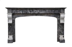 antique fireplace mantel