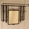 Wrought iron coat rack in the style of Art Deco