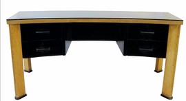 Lacquer Wood Desk