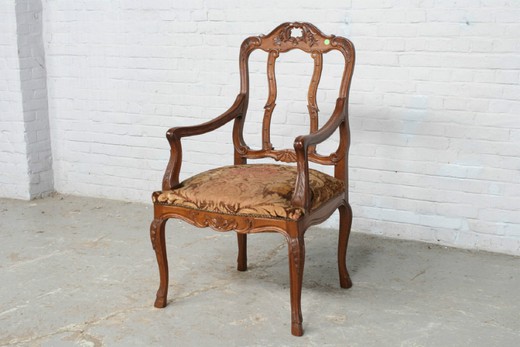 винтажная мебель - столовая льеж из дуба, 19 век