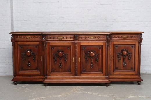 старинный ореховый комод людовик 16