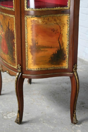 винтажная мебель - витрина из палисандра людовик 14, конец 19 века