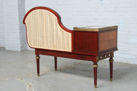 старинная мебель - диван в стиле людовик 16 из ореха, 20 век