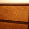 Mahogany and maple american chest of drawers, ed R. Way, 1950
