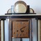 Antique marble and onyx clock set