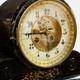 антикварные мраморные часы-гарнитур