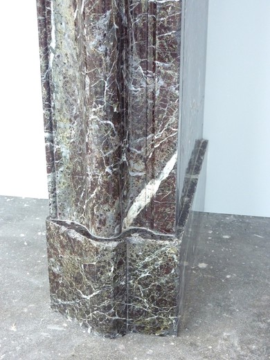 антикварный каминный портал людовик 14 из мрамора