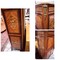 Antique marquetry secretary cabinet