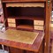 Antique marquetry secretary cabinet