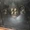 antique metal and wood safe