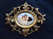 miniature Napoleon III porcelain