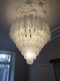 antique murano glass big chandelier