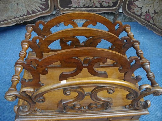 винтажный музыкальный кабинет из ореха, 19 век