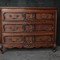 antique oak country chest of drawers