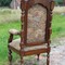 Antique oak renaissance armchair