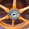 Antique original ship steering wheel