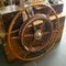 Antique original ship steering wheel