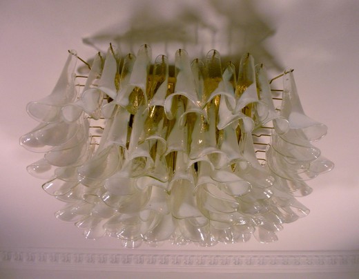 Светильник из муранского стекла 20 век золочение