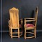 pair of armchairs néo-renaissance