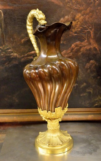 антикварные бронзовые вазы, середина 19 века