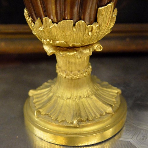 бронзовые вазы драконы, 19 век, антиквариат