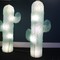 Pair of cactus lamps, glass of murano - c. 1970 attribuated to Poliarte
