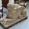 A Pair Of Coloured Marble Sphinxes