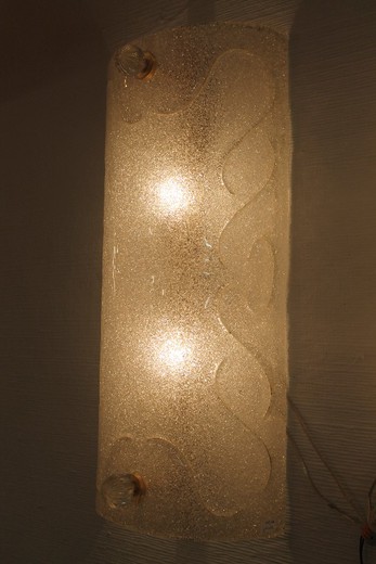 старинные настенные светильники из муранского стекла