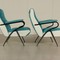 pair vintage armchairs