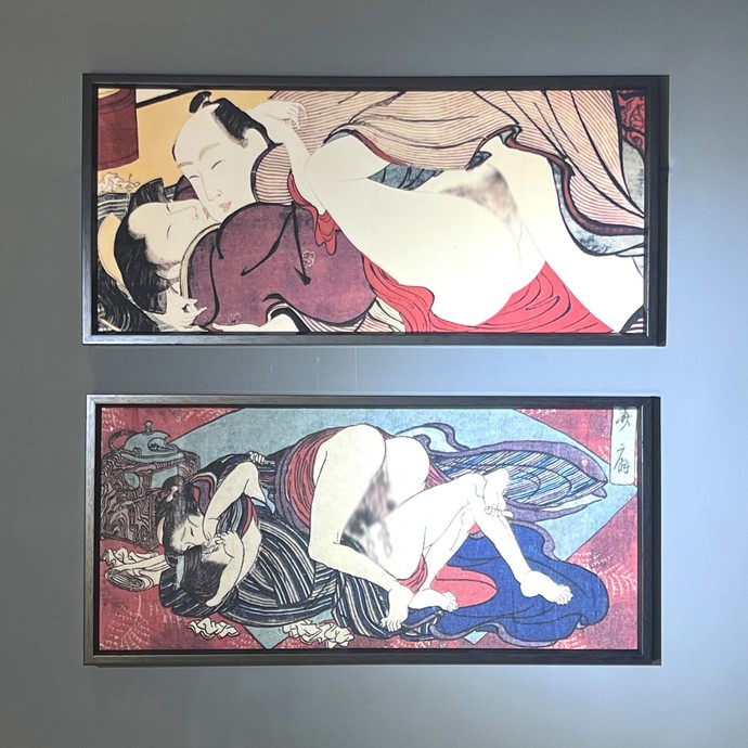 Японская гравюра сюнга в галерее Bersoantik