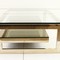 Plated gold G coffee table