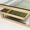 Plated gold G coffee table