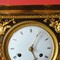 Antique portique clock gilt bronze