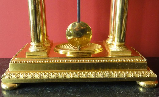 винтажные настольные часы из бронзы и золота, 19 век
