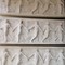 Rare set of 5 stucco frescoes women