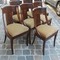 Set of 8 mahogany "Gondola" chairs