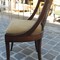 Set of 8 mahogany "Gondola" chairs