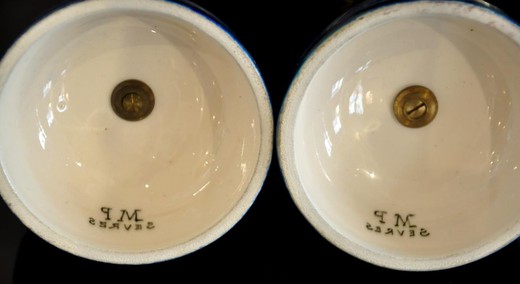 антикварные вазы из бронзы и фарфора, 20 век