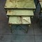 pair rolling slot-in square tables
