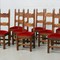 Antique Spanish large table and 8 chairs