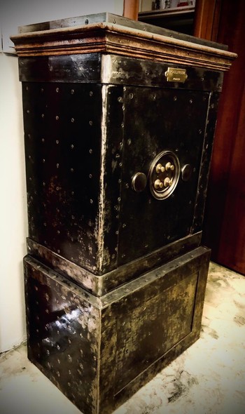 old safe industrial