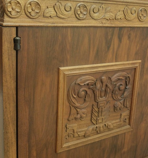 винтажная мебель - кабинет из ореха ар деко, середина 20 века
