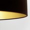 Table Lamps in Gilt Brass by Willy Daro - Black/Gold Lampshade