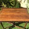 Small table or desk in walnut style Henri II